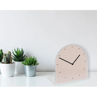 QUEENCE - Helene - Beige-birkefarben - Kunststoff - Table clock QUEENCE - Helene - Beige-birkefarben - Kunststoff - Table clock