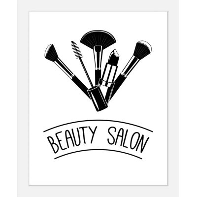 QUEENCE - Beauty Salon - 40x50x3 cm - Gerahmter Kunstdruck QUEENCE - Beauty Salon - 40x50x3 cm - Gerahmter Kunstdruck