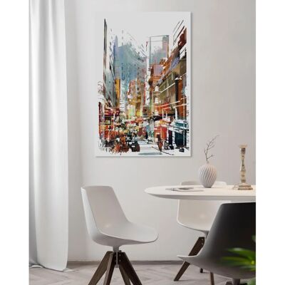 QUEENCE Stadt bunt Wandbild - Indoor QUEENCE Stadt bunt Wandbild - Indoor
