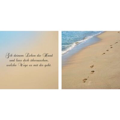 QUEENCE - Wege - 80x40 cm - 2er-Set - Leinwandbild QUEENCE - Wege - 80x40 cm - 2er-Set - Leinwandbild
