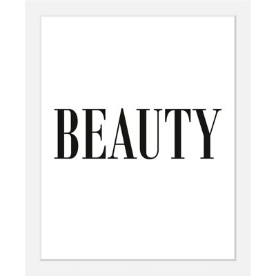 QUEENCE - Beauty - Schwarz - 40 cm x 50 cm x 3 cm - Art Print QUEENCE - Beauty - Schwarz - 40 cm x 50 cm x 3 cm - Art Print