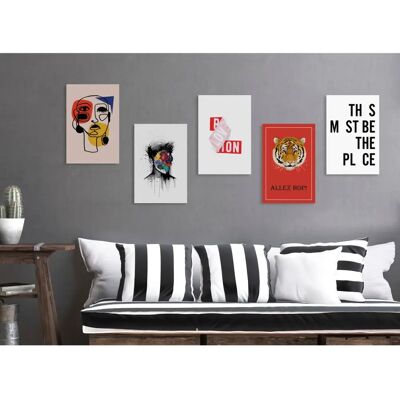 QUEENCE Revolution Acrylglasbild - Rechteck 60x90 cm, Rot QUEENCE Revolution Acrylglasbild - Rechteck 60x90 cm, Rot