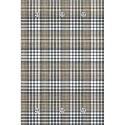 QUEENCE Karomuster Beiget 80x120cm Wandmontage Garderobenpaneel QUEENCE Karomuster Beiget 80x120cm Wandmontage Garderobenpaneel