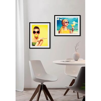 QUEENCE - citruspower - 50x70 cm - Gelb - Art print QUEENCE - citruspower - 50x70 cm - Gelb - Art print