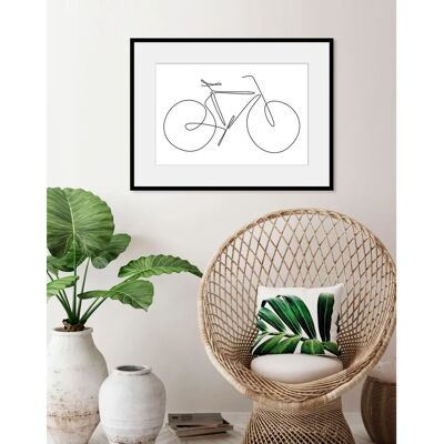 QUEENCE - I want to ride my bicycle - 70 x 50 cm QUEENCE - I want to ride my bicycle - 70 x 50 cm