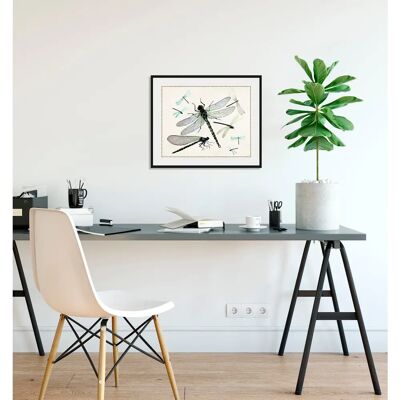 QUEENCE - Lola - Grau - 50x40 cm - Wall art QUEENCE - Lola - Grau - 50x40 cm - Wall art