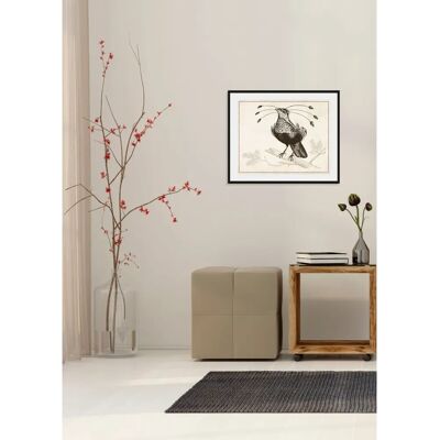 QUEENCE - Ann-Sophie - Grau - Wall art print QUEENCE - Ann-Sophie - Grau - Wall art print