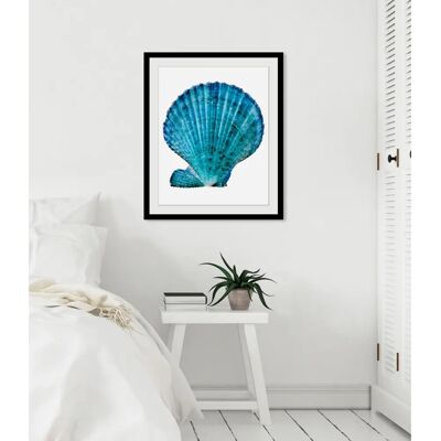 QUEENCE - Kain - Blau - 30x40 cm - Wandkunst QUEENCE - Kain - Blau - 30x40 cm - Wandkunst