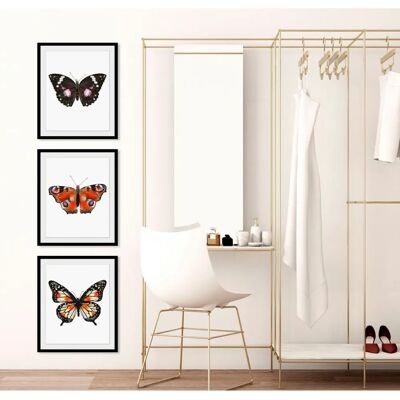 QUEENCE - Anastasia - Orange - 40x50 cm - Wall Art QUEENCE - Anastasia - Orange - 40x50 cm - Wall Art