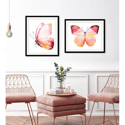 QUEENCE - Elli - 50x40 cm - pink - Wandbild QUEENCE - Elli - 50x40 cm - pink - Wandbild