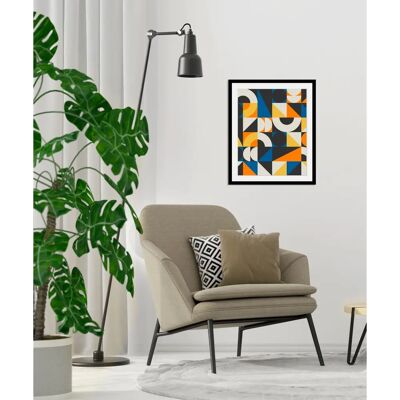 QUEENCE - Adrian - 30x40 cm - Gerahmt - Wandkunstdruck QUEENCE - Adrian - 30x40 cm - Gerahmt - Wandkunstdruck