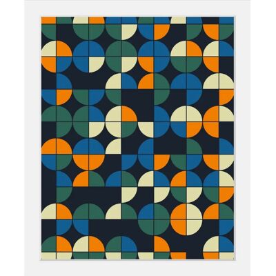 QUEENCE Alan - 50x70 cm - bunt - gerahmt - Wall art QUEENCE Alan - 50x70 cm - bunt - gerahmt - Wall art