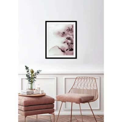 QUEENCE - Halim - 30x40 cm - Grau - Wall art print QUEENCE - Halim - 30x40 cm - Grau - Wall art print