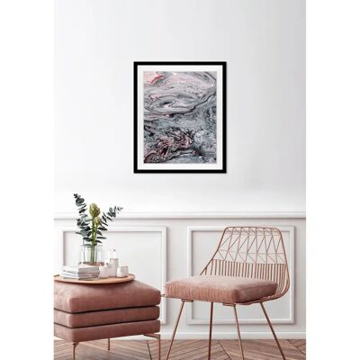 QUEENCE - Tim - 40x50 cm - Grau - Framed Print QUEENCE - Tim - 40x50 cm - Grau - Framed Print