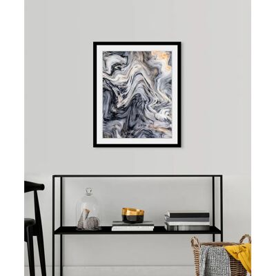 QUEENCE - Tobias - grau - 40x50 cm - Wall Art QUEENCE - Tobias - grau - 40x50 cm - Wall Art