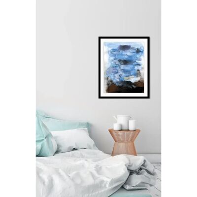 QUEENCE - Angelina - 40x50 cm - Blau - Wandbild QUEENCE - Angelina - 40x50 cm - Blau - Wandbild