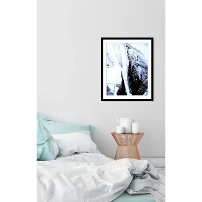 QUEENCE - Luis - 50x70 cm - Grau - Gerahmte Wandkunst QUEENCE - Luis - 50x70 cm - Grau - Gerahmte Wandkunst
