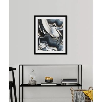 QUEENCE Venom Wandbild - Abstrakt, Marmor, Hochformat QUEENCE Venom Wandbild - Abstrakt, Marmor, Hochformat
