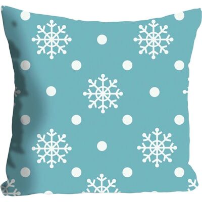 QUEENCE Snowy Babyblau Dekokissen - Dekoration QUEENCE Snowy Babyblau Dekokissen - Dekoration