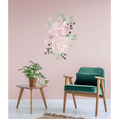 QUEENCE - Ella - rosa - 70x70 cm - Wall sticker QUEENCE - Ella - rosa - 70x70 cm - Wall sticker
