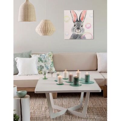 QUEENCE - Adonis - 50x50 cm - grau - canvas print QUEENCE - Adonis - 50x50 cm - grau - canvas print