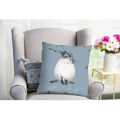 QUEENCE - Benson - Blau - 40x40 cm - Kissenbezug QUEENCE - Benson - Blau - 40x40 cm - Kissenbezug