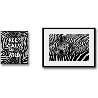 QUEENCE - Zebra - 30x40 cm - Wandbilddruck QUEENCE - Zebra - 30x40 cm - Wandbilddruck