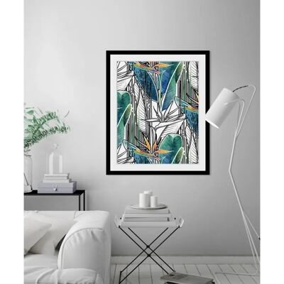 QUEENCE - Watson - Blätter - Dschungel - Wall Art QUEENCE - Watson - Blätter - Dschungel - Wall Art