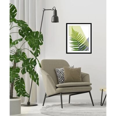 QUEENCE - Benedikt - 30x40 cm - grün-lila - Wall art QUEENCE - Benedikt - 30x40 cm - grün-lila - Wall art