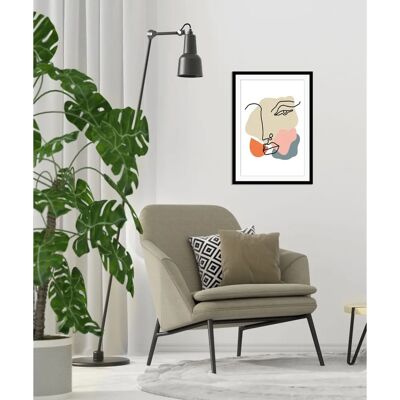 QUEENCE Dean Wandbild - Abstrakt Hochformat - 50x70cm QUEENCE Dean Wandbild - Abstrakt Hochformat - 50x70cm