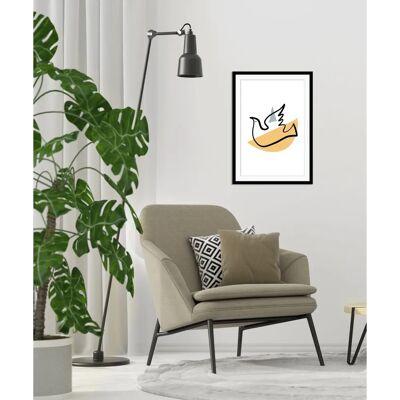 QUEENCE Violetta Abstraktes Wandbild - 40x50 cm QUEENCE Violetta Abstraktes Wandbild - 40x50 cm
