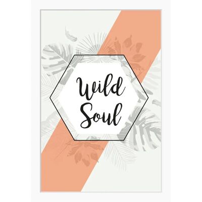 QUEENCE Wild Soul Wandbild - Sprüche & Texte QUEENCE Wild Soul Wandbild - Sprüche & Texte