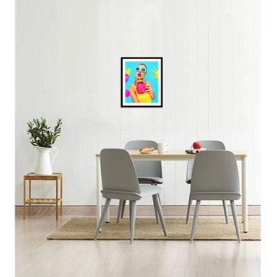 QUEENCE Jule Wandbild - Ananas Hochformat - 50x70cm QUEENCE Jule Wandbild - Ananas Hochformat - 50x70cm