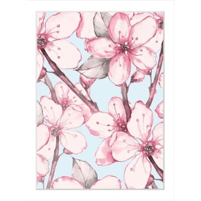 QUEENCE Melanie Rosa Blumen Wandbild - Hochformat QUEENCE Melanie Rosa Blumen Wandbild - Hochformat