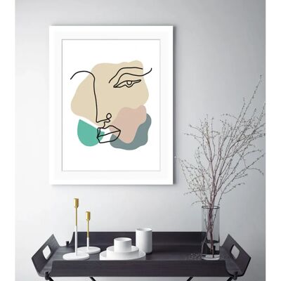 QUEENCE Nena - 40 cm x 50 cm - Hochformat - Wandbild QUEENCE Nena - 40 cm x 50 cm - Hochformat - Wandbild