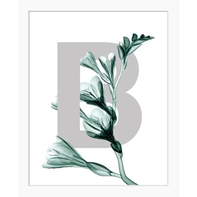 QUEENCE - B-Flower 2.0 - 40x50 cm - Grün - Wanddeko QUEENCE - B-Flower 2.0 - 40x50 cm - Grün - Wanddeko