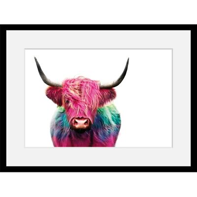 QUEENCE Yak - 50x40 cm - Querformat - Wall Art QUEENCE Yak - 50x40 cm - Querformat - Wall Art