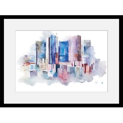 QUEENCE - Yvonne - 40x30 cm - Schwarzer Rahmen - Wandbild QUEENCE - Yvonne - 40x30 cm - Schwarzer Rahmen - Wandbild