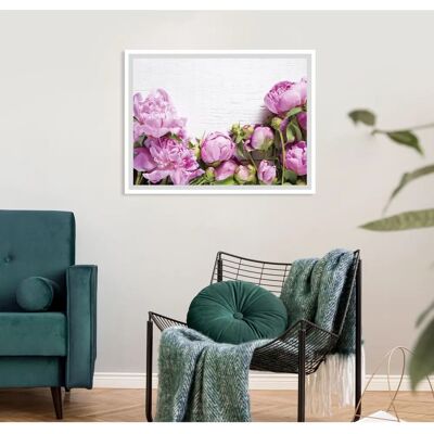 QUEENCE - Karen - rosa - 40x30 cm - Wandkunst QUEENCE - Karen - rosa - 40x30 cm - Wandkunst