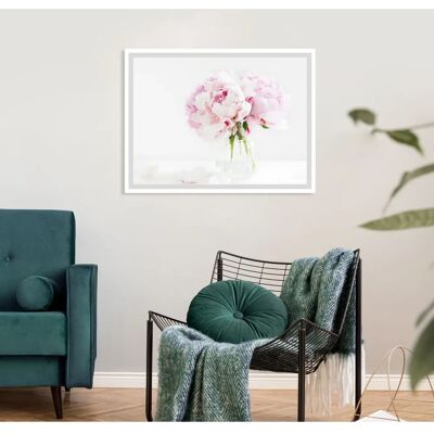 QUEENCE - Carina - 40 cm x 30 cm - rosa - Wandbild QUEENCE - Carina - 40 cm x 30 cm - rosa - Wandbild