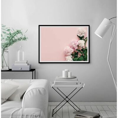 QUEENCE Gunda Wandbild - Blumen, rosa, 40x30cm - Innenbereich QUEENCE Gunda Wandbild - Blumen, rosa, 40x30cm - Innenbereich