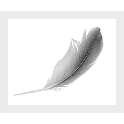 QUEENCE - Madita - 40x30 cm - Grau - Wall art QUEENCE - Madita - 40x30 cm - Grau - Wall art