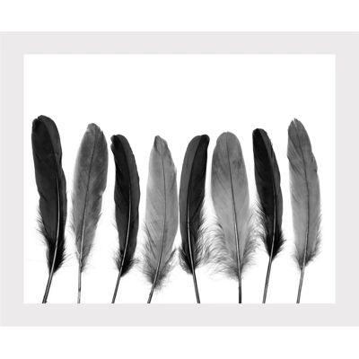 QUEENCE Carmen 60 x 50 cm grau Querformat Wandbild QUEENCE Carmen 60 x 50 cm grau Querformat Wandbild