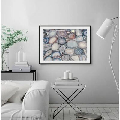 QUEENCE - Hope - 60 x 50 cm - Blau - Wandbild QUEENCE - Hope - 60 x 50 cm - Blau - Wandbild
