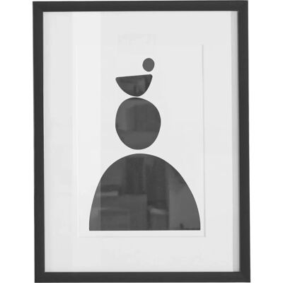 LENA GERCKE Black is Beautiful III Wandbild - Abstraktes Landschaftsmotiv LENA GERCKE Black is Beautiful III Wandbild - Abstraktes Landschaftsmotiv