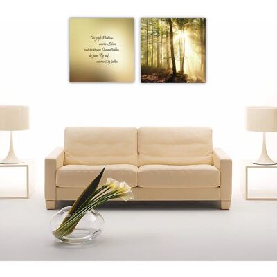 HOME AFFAIRE Beigemodern Natur Wandkunst - Wandbild HOME AFFAIRE Beigemodern Natur Wandkunst - Wandbild