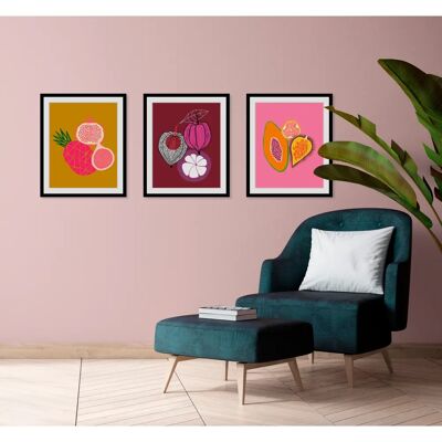 QUEENCE - Merlin - 30x40 cm - bunt - Wandbild QUEENCE - Merlin - 30x40 cm - bunt - Wandbild