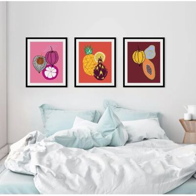 QUEENCE Lio Orange Wandbild - Obst Hochformat QUEENCE Lio Orange Wandbild - Obst Hochformat