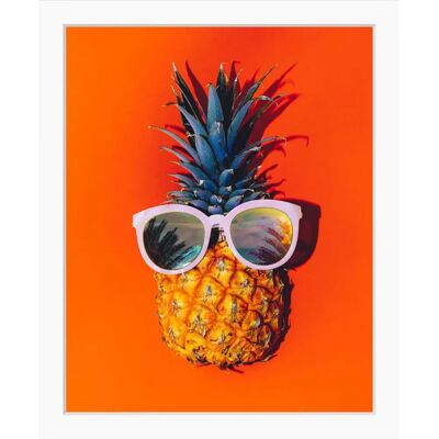 QUEENCE - Julien - 30 cm x 40 cm - orange - Wandbild QUEENCE - Julien - 30 cm x 40 cm - orange - Wandbild