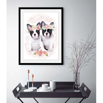 QUEENCE - Zwillinge - 30x40 cm - Hochformat - Wandbild QUEENCE - Zwillinge - 30x40 cm - Hochformat - Wandbild